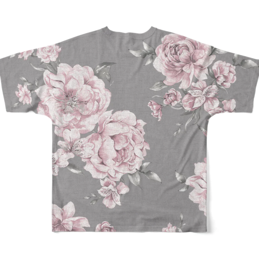 Rico⁶のFlower inspire フルグラフィックTシャツの背面