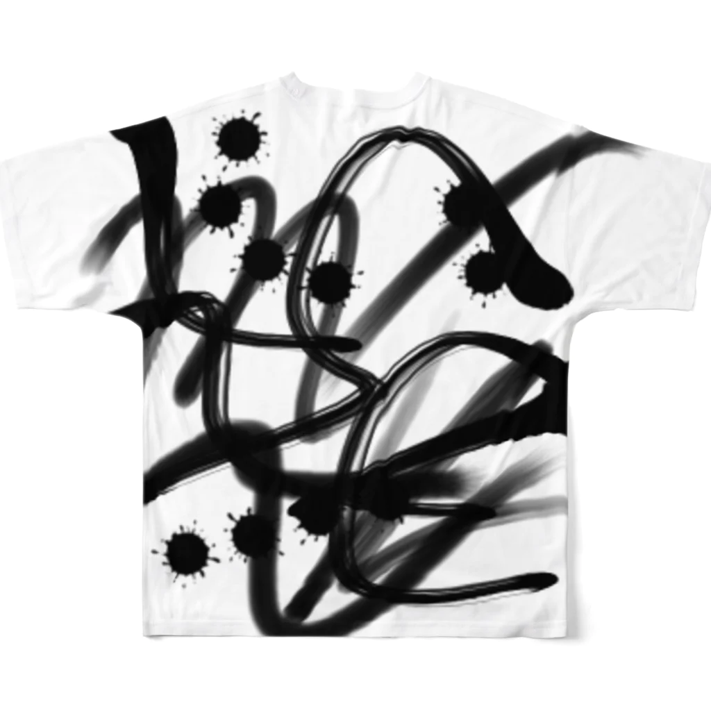 MILAの百足 All-Over Print T-Shirt :back