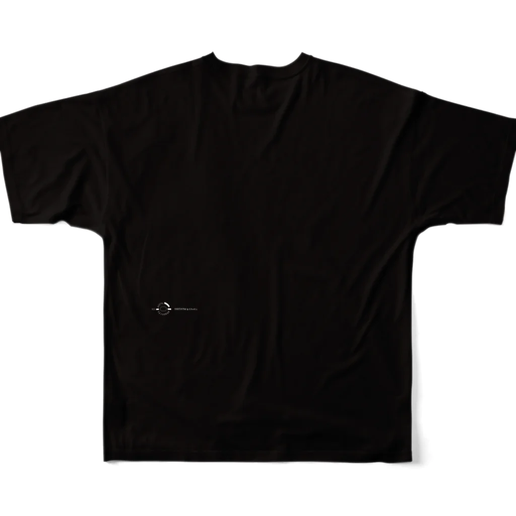 ASITA_PRODUCTSの“T” フルグラフィックTシャツの背面