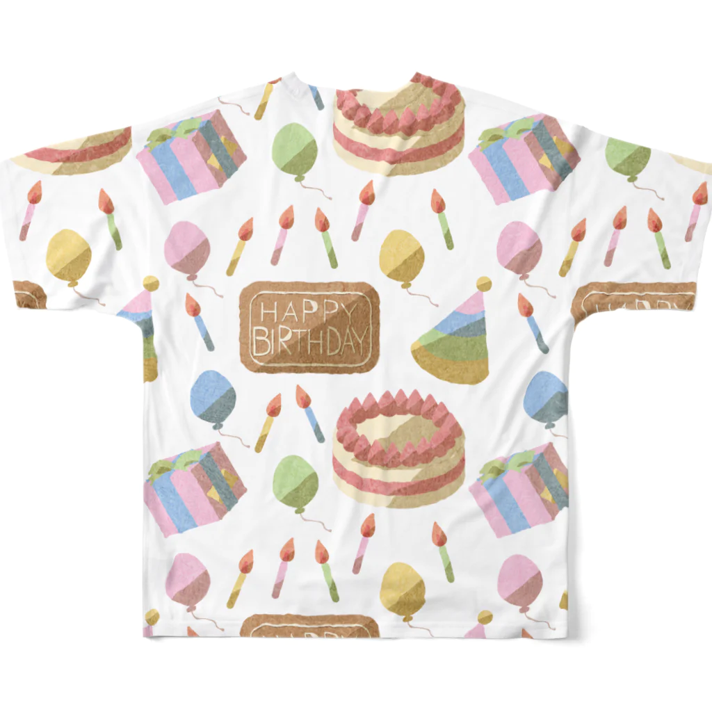 ぴより子のおみせの誕生日の主役 All-Over Print T-Shirt :back