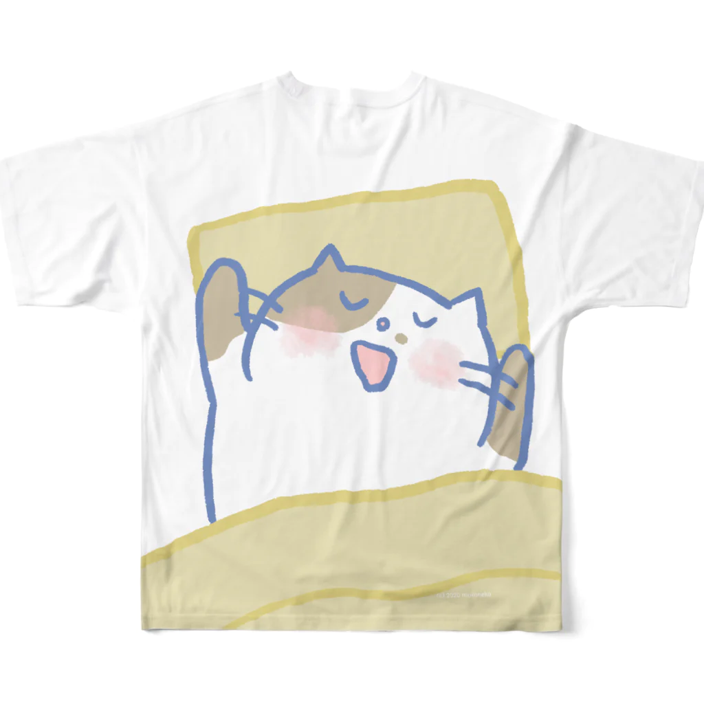 もこねこのすにゃんなTシャツ All-Over Print T-Shirt :back