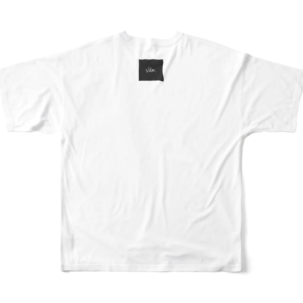 ___s__u__m___のpm4:55 フルグラフィックTシャツの背面