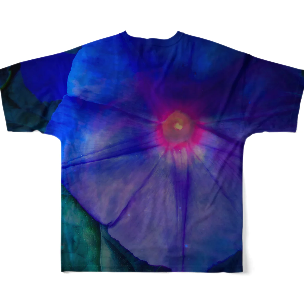 suparnaのあさがお All-Over Print T-Shirt :back