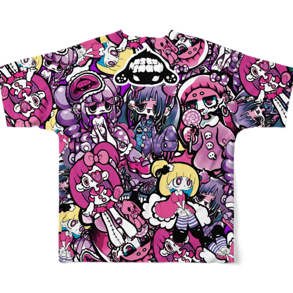 まさかのさむかわのいつものやつ All-Over Print T-Shirt :back