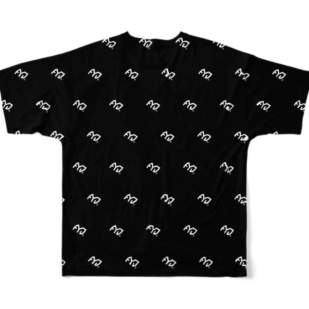 A11yourDaysの全面LOGO All-Over Print T-Shirt :back