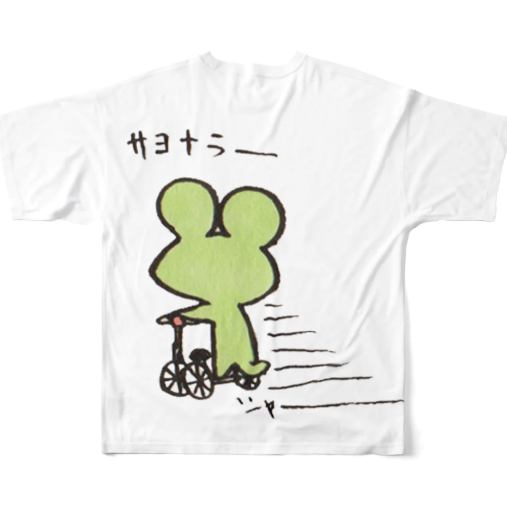 黒井薫 くろい かおるのコンニチハー All-Over Print T-Shirt :back