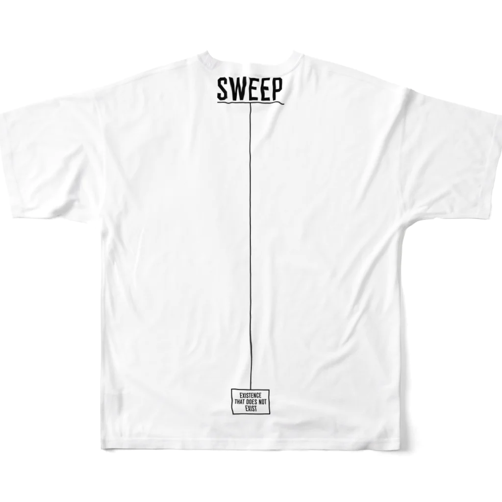 7stringのSWEEP001 フルグラフィックTシャツの背面