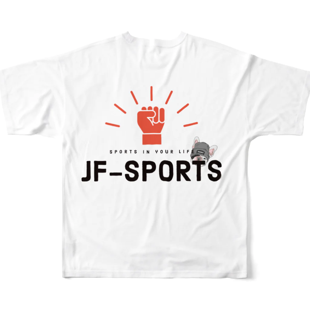 DUGOUTのJFS 풀그래픽 티셔츠の背面