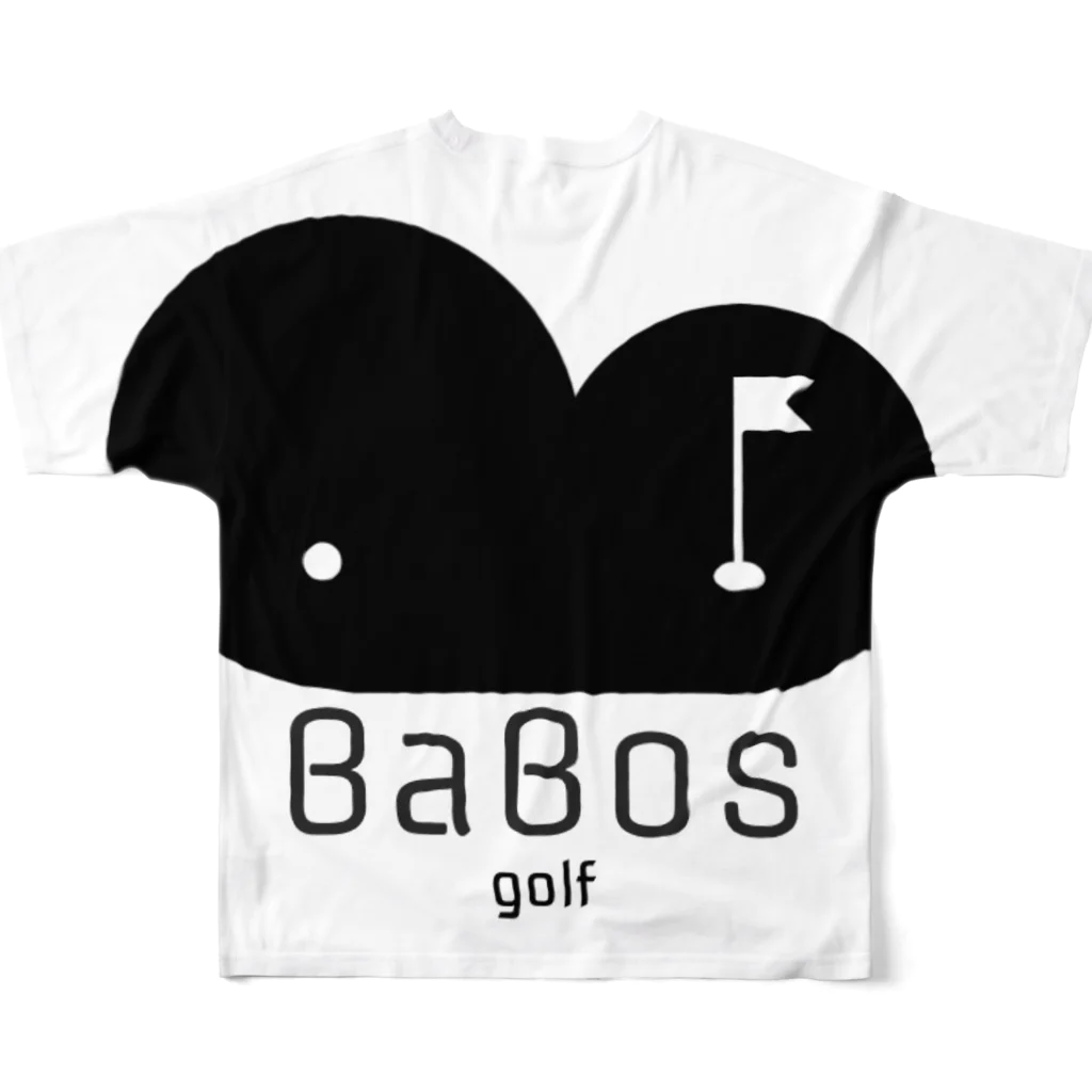 BaBos スポーツウェアブランドのゴルフ All-Over Print T-Shirt :back