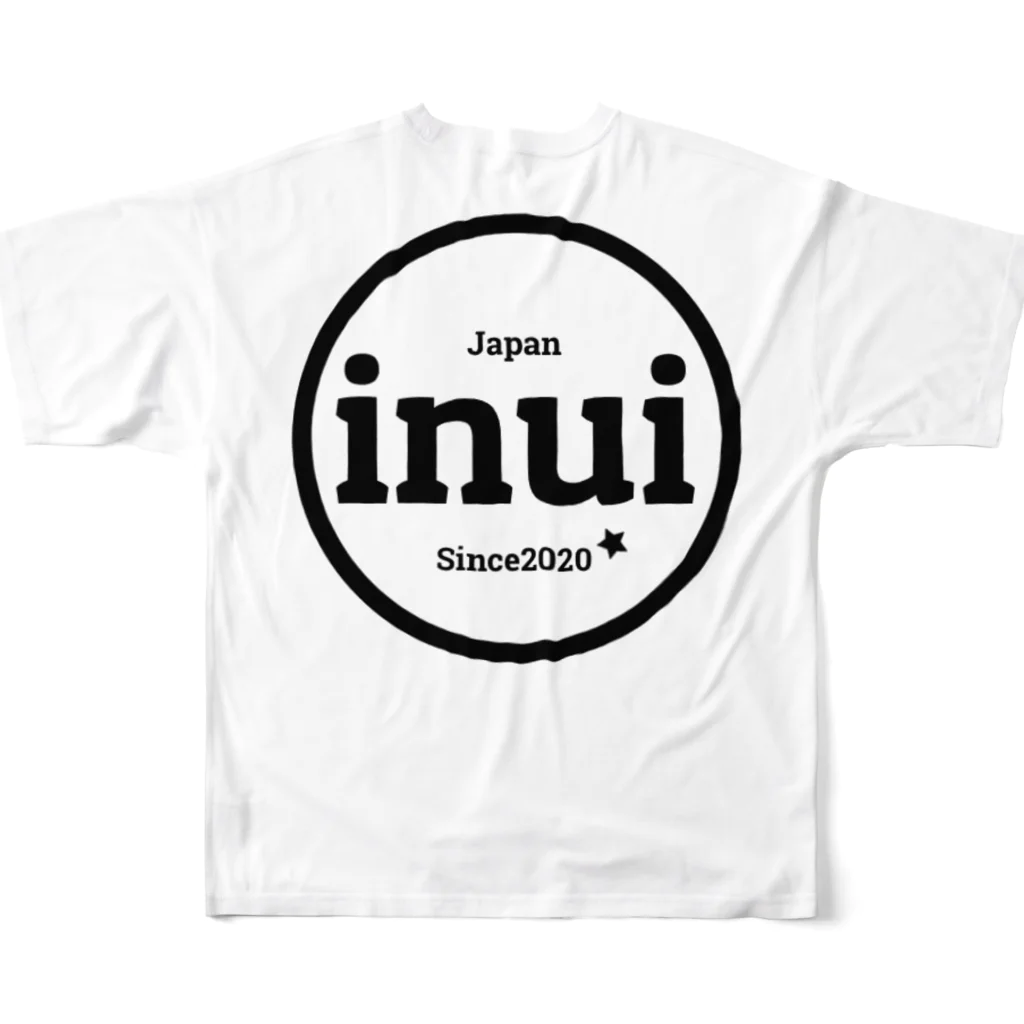 TaKaYaMaのINUI フルグラフィックTシャツの背面