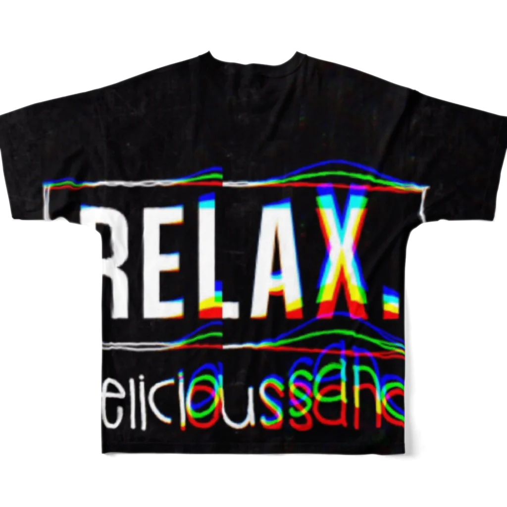 delicioussandのRELAX All-Over Print T-Shirt :back