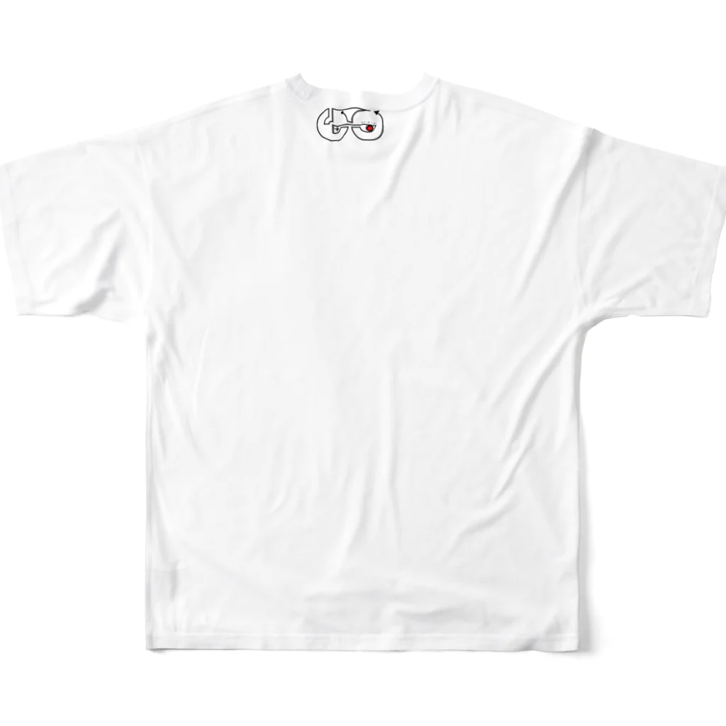 俺nge-Blue デザインのげんき塾 All-Over Print T-Shirt :back