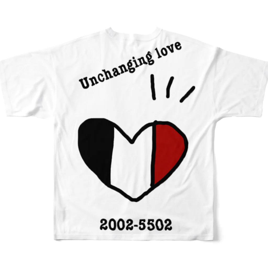 pinyako5502のpipopapo 浦和愛 フルグラフィックTシャツの背面