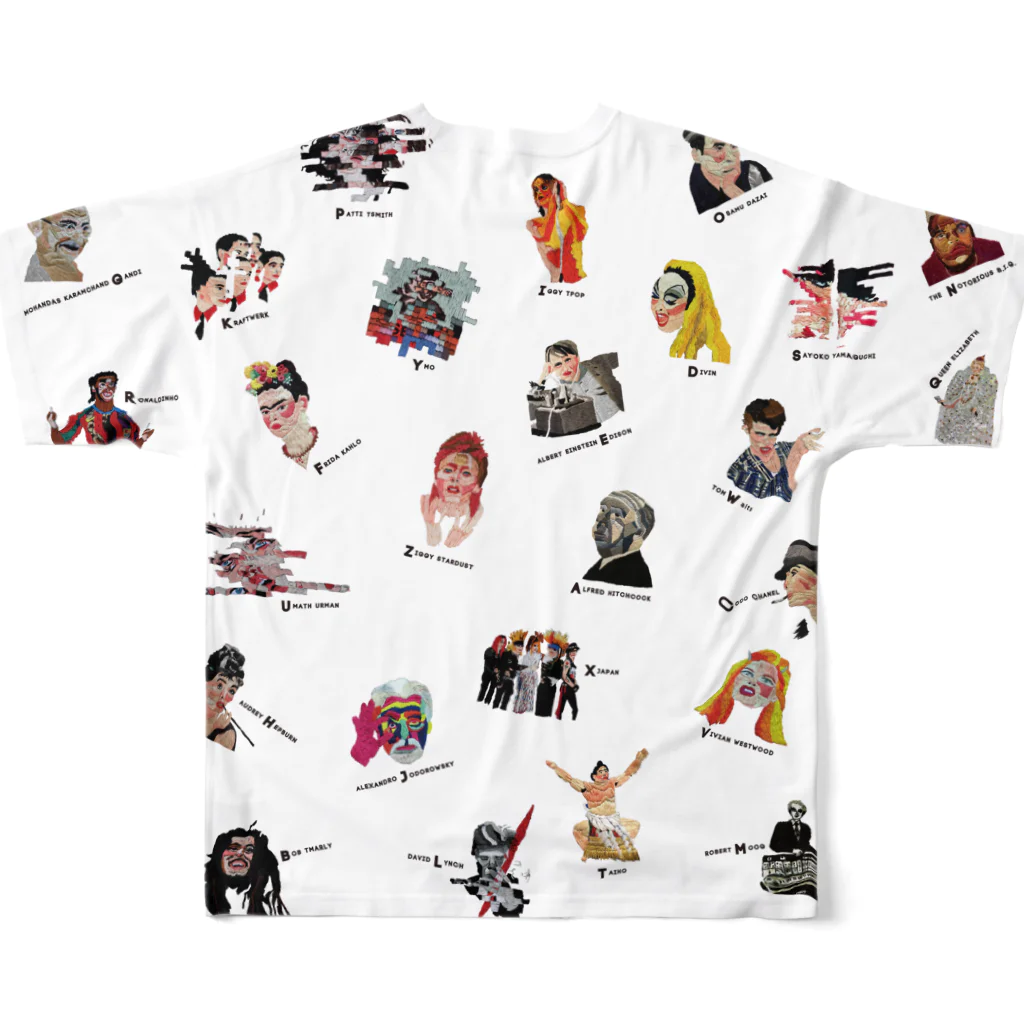 ASITA_PRODUCTSの二宮佐和子×ASITA_PRODUCTS All-Over Print T-Shirt :back