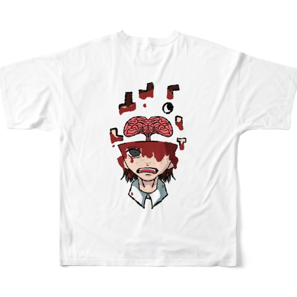 頭爆発してるスタンプ All Over Print T Shirt By Rumiiiiii Suzuri