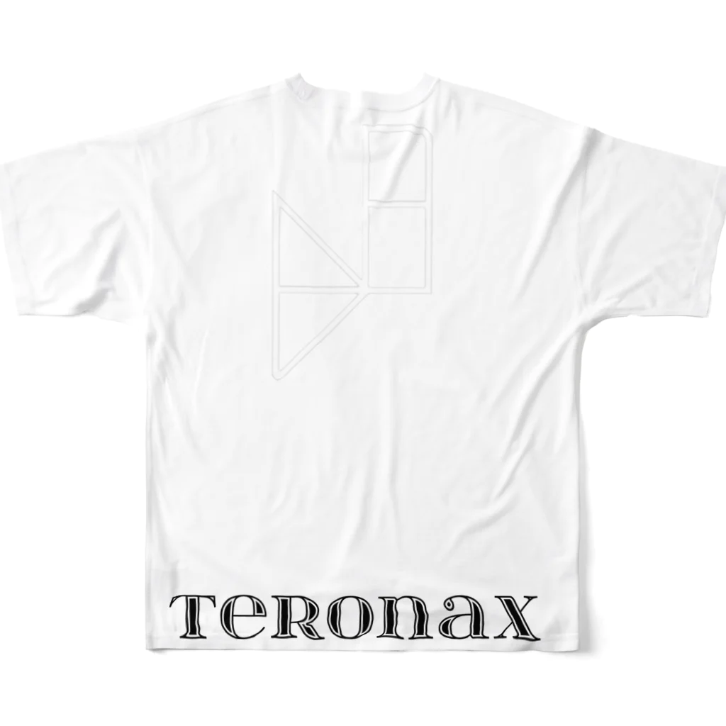 TeronaXのTeronaX &2 フルグラフィックTシャツの背面