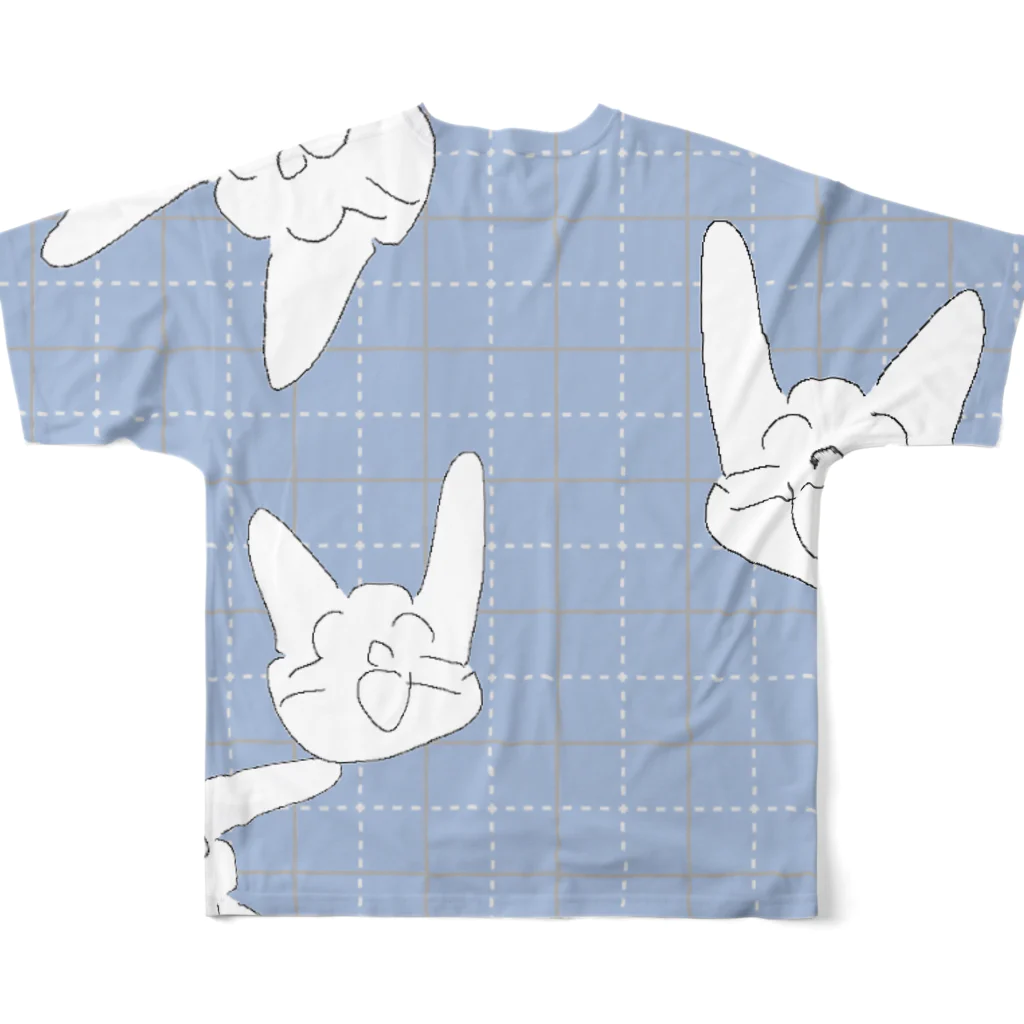 くうきのかわいいやつ フルグラフィックTシャツの背面