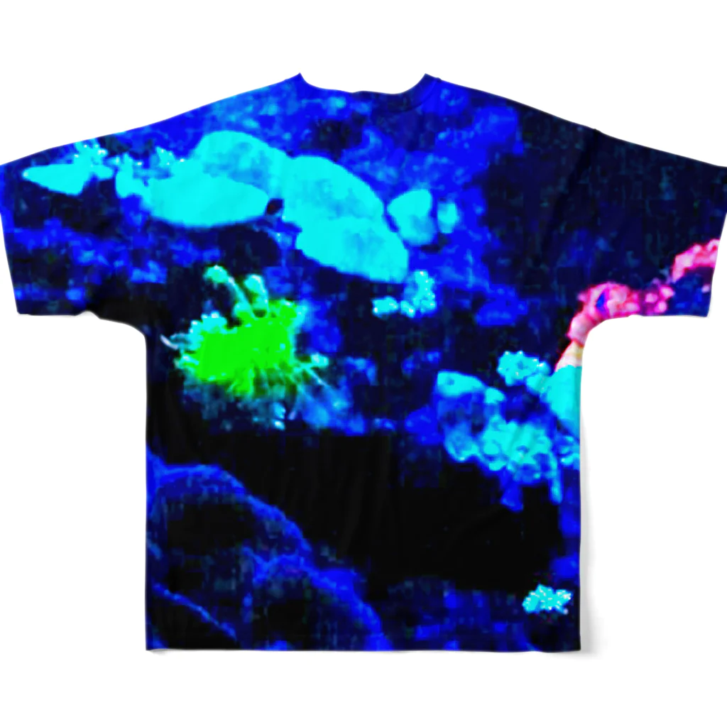 saki315の海底の神秘 All-Over Print T-Shirt :back