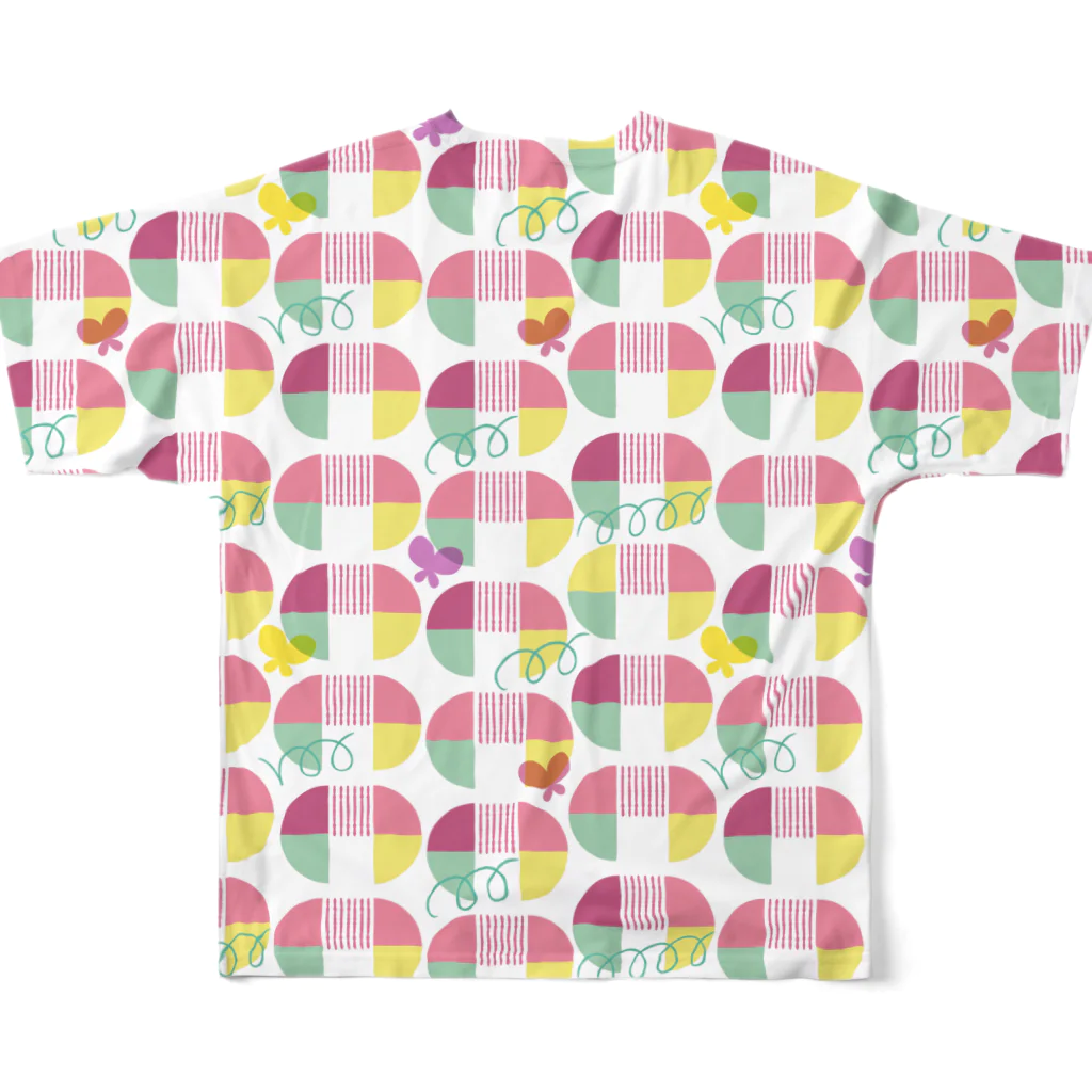 増渕芽久美shopのおひるね All-Over Print T-Shirt :back