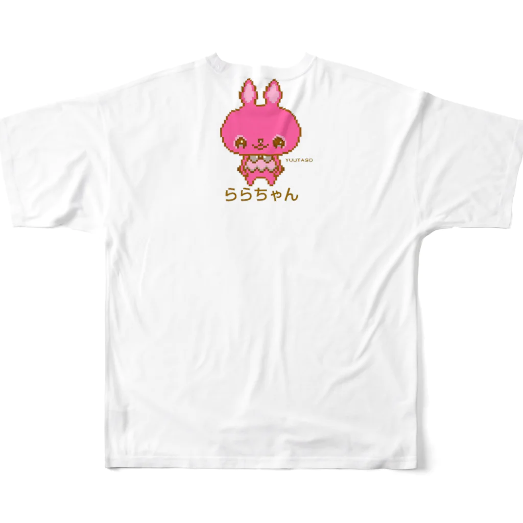 madeathのららちゃん フルグラフィックTシャツの背面