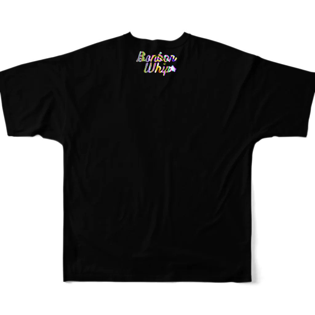BonbonWhip SUZURI店の幻覚ウサーLv.2 フルグラフィックTシャツの背面