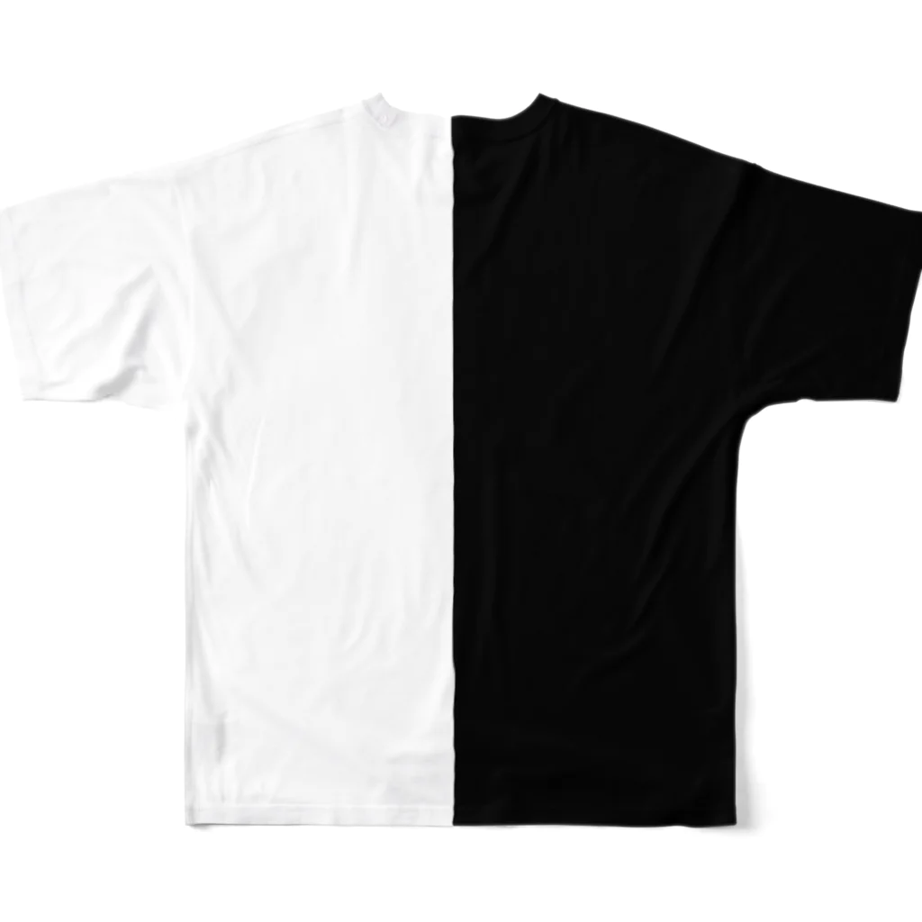 buri/ぶりのうまくやろうTシャツ All-Over Print T-Shirt :back