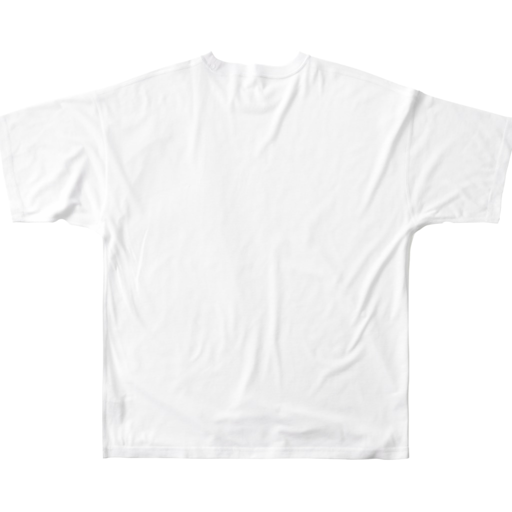 JIMOTO Wear Local Japanの高知市 KOCHI CITY All-Over Print T-Shirt :back