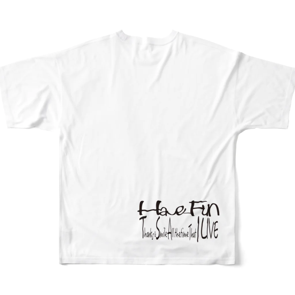 HaveーFun 嘉のMHF-T1 フルグラフィックTシャツの背面