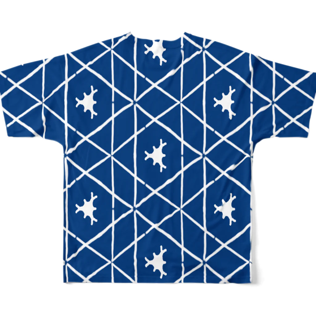 ＳＮの包み紙青白 All-Over Print T-Shirt :back