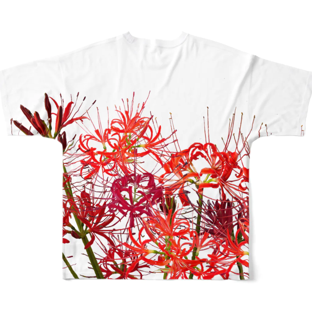 マロマロの彼岸花満開ッ！ All-Over Print T-Shirt :back