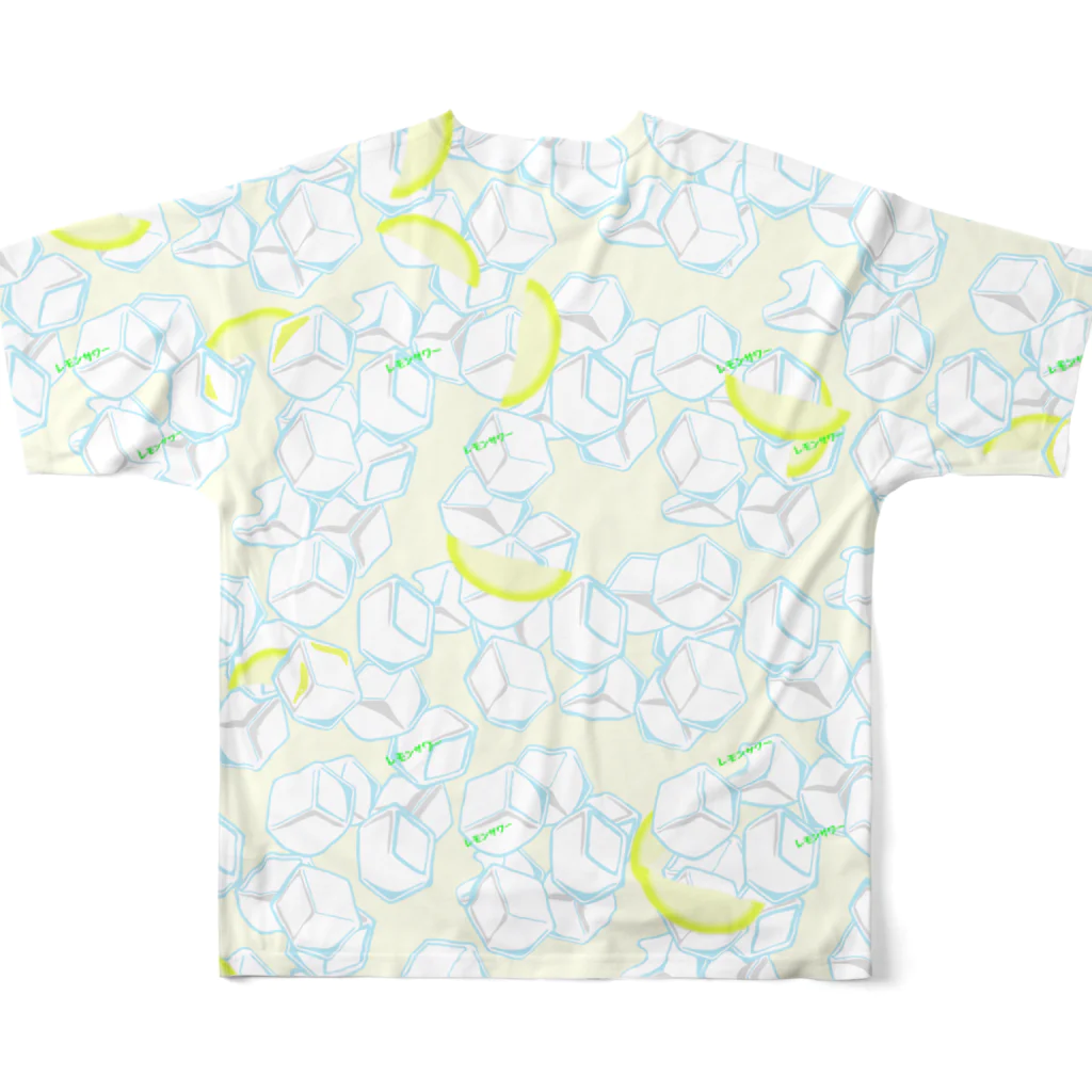 しまちゃんのレモンサワー！ All-Over Print T-Shirt :back