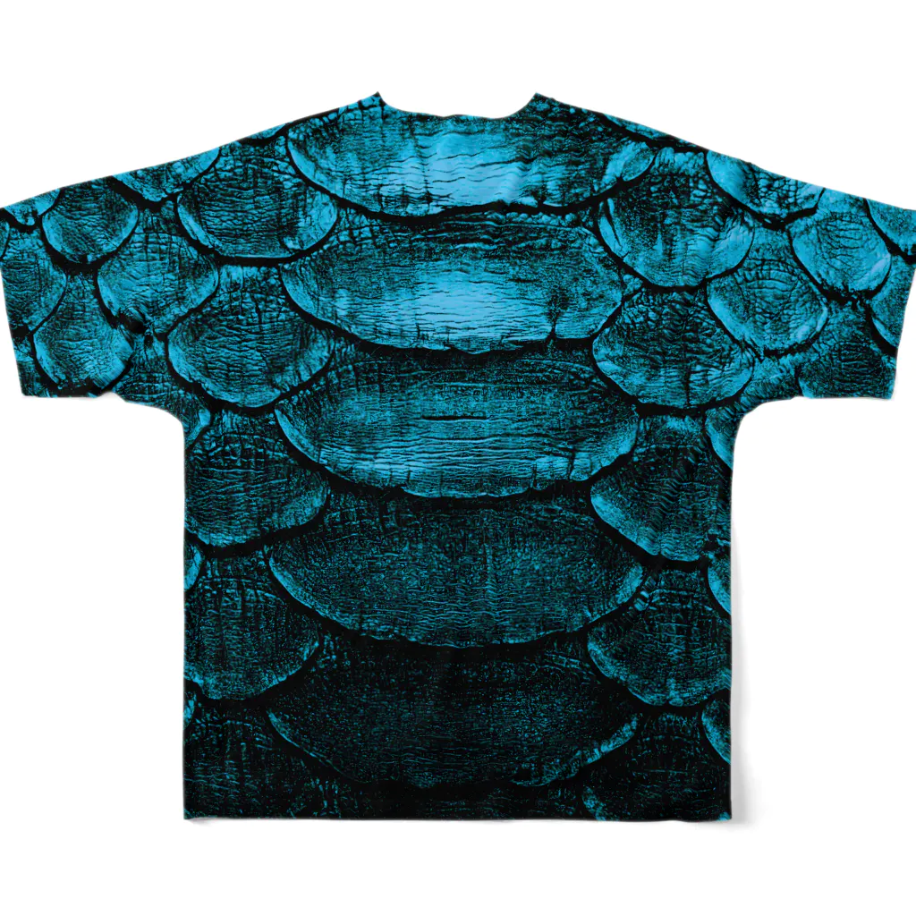  1st Shunzo's boutique の水竜の逆鱗 All-Over Print T-Shirt :back