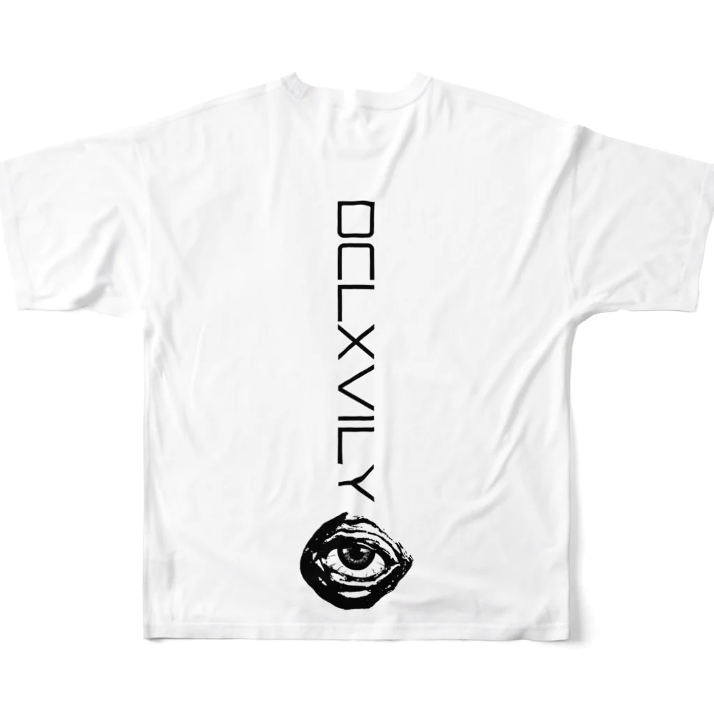 DCLXVILY(デヴィリー)のSDIEXVIL（W) フルグラフィックTシャツの背面