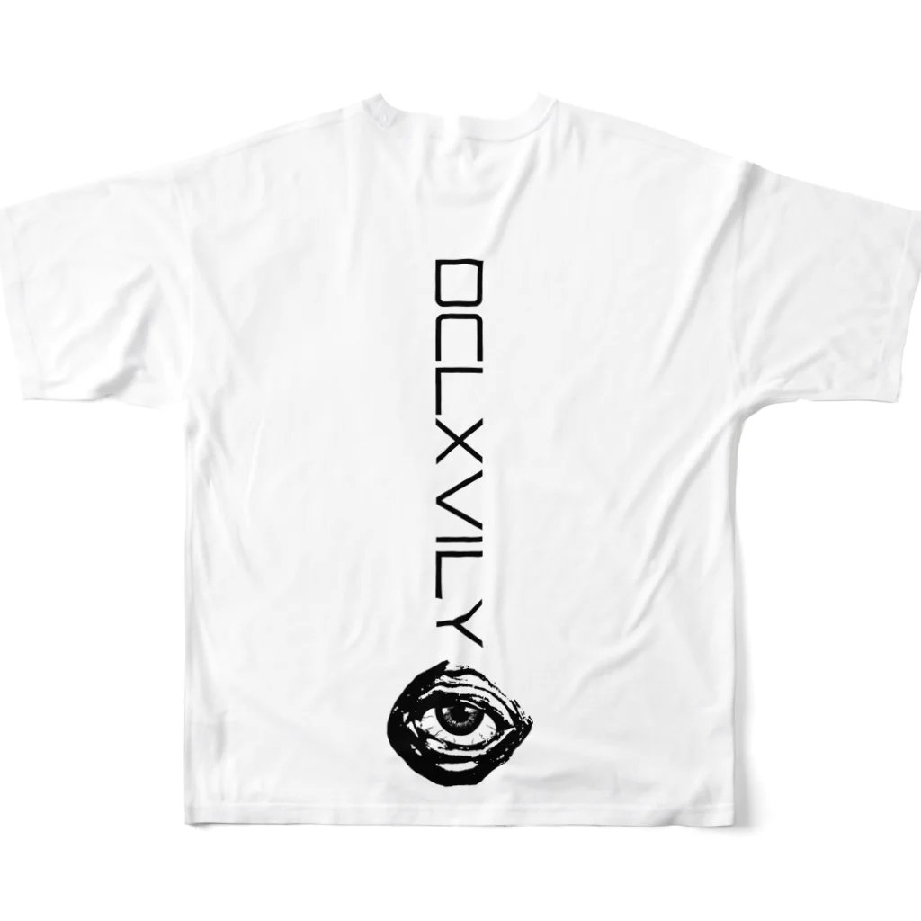 DCLXVILY(デヴィリー)のSEHYEOUT（W) フルグラフィックTシャツの背面