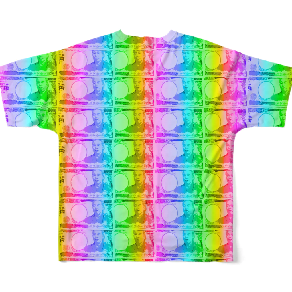 まさかのさむかわのお金しか勝たん！！！！確変 All-Over Print T-Shirt :back