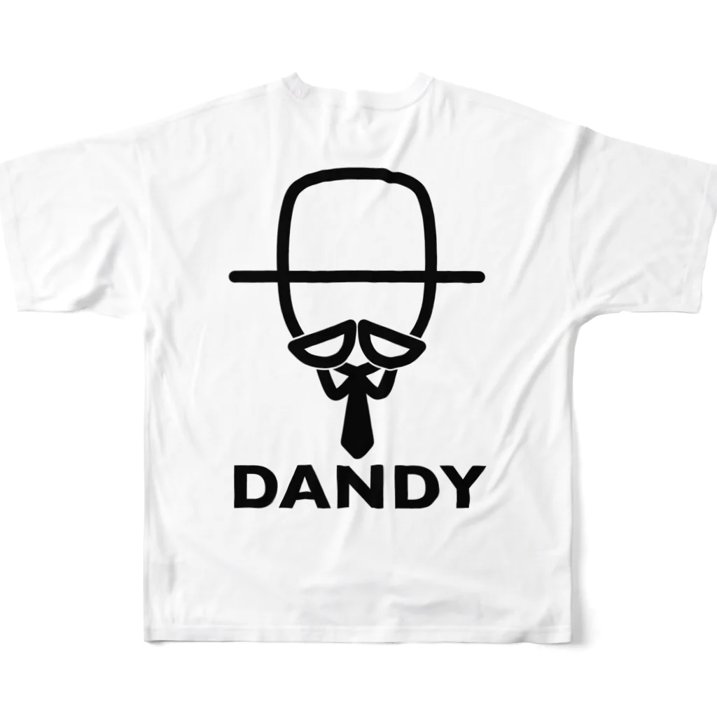 STRのDANDY フルグラフィックTシャツの背面