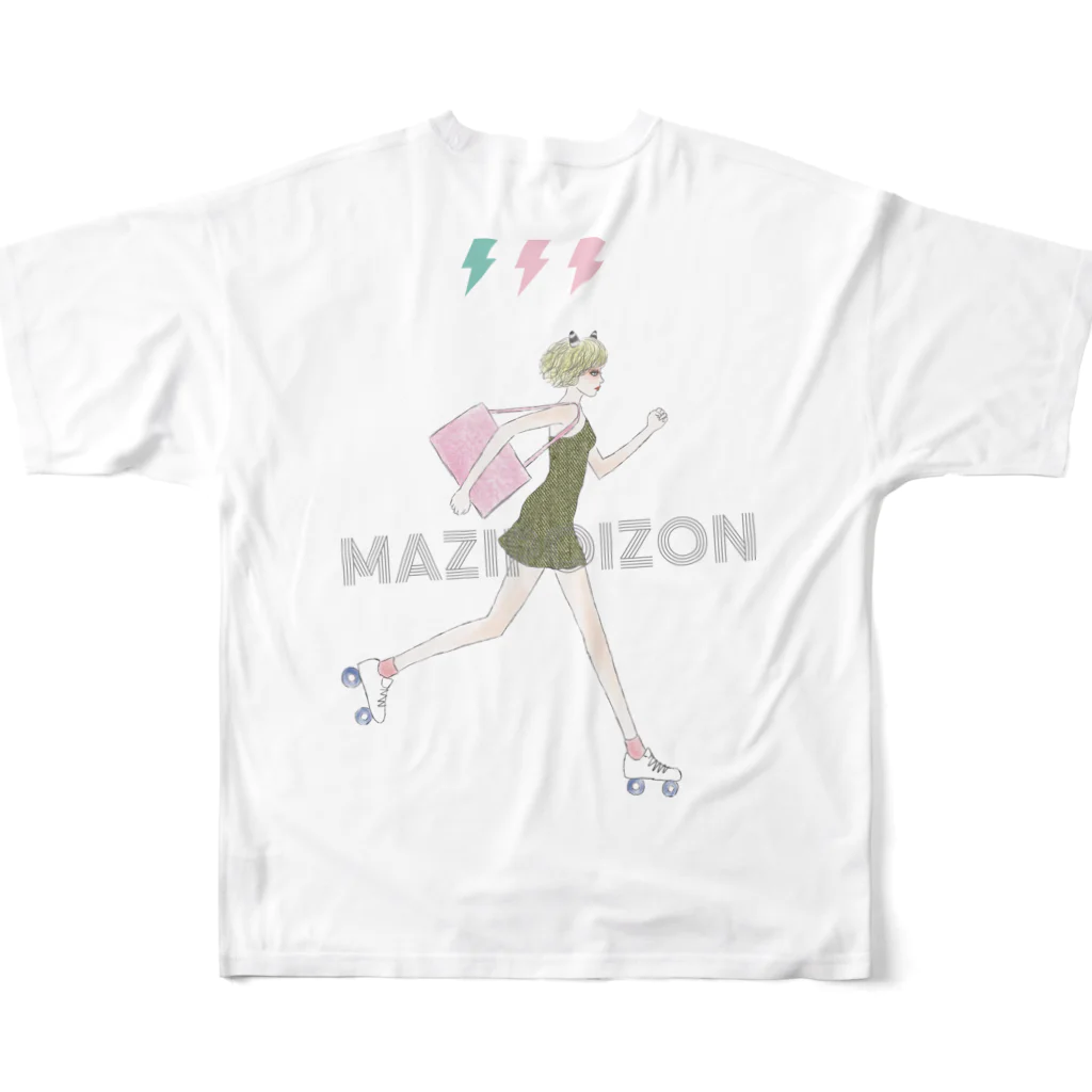 MAZI POISONのMAZI POISON T No.2 フルグラフィックTシャツの背面