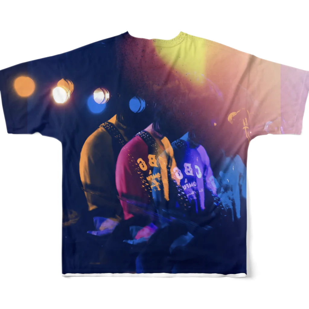 さきちゃんのおみせのLIVE！LIVE！LIVE！ All-Over Print T-Shirt :back