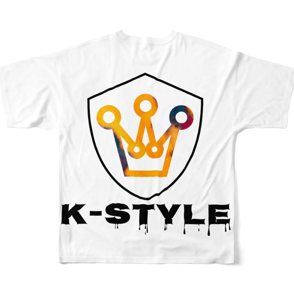 xMaRiax K-STYLEの K-STYLE フルグラフィックTシャツの背面