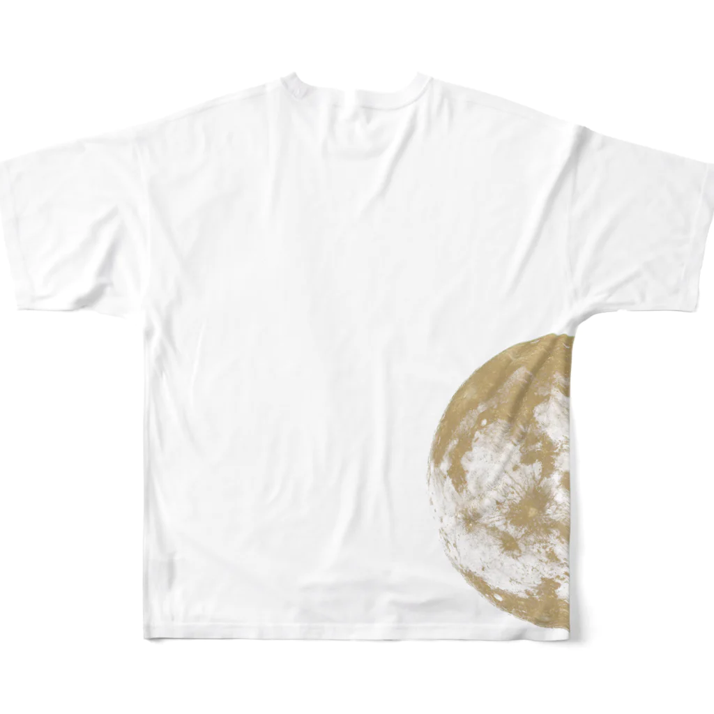 B-RadのFull MooN フルグラフィックTシャツの背面