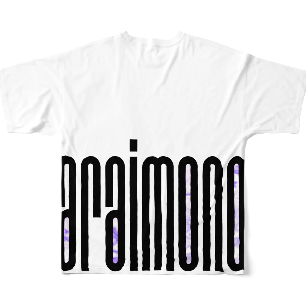 araimonoのlogo All-Over Print T-Shirt :back