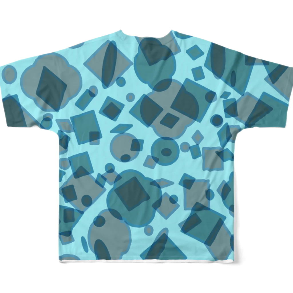 イワサキのキラキラ All-Over Print T-Shirt :back