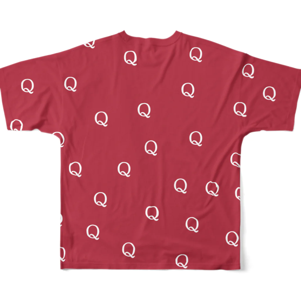 はちよんごのQ All-Over Print T-Shirt :back