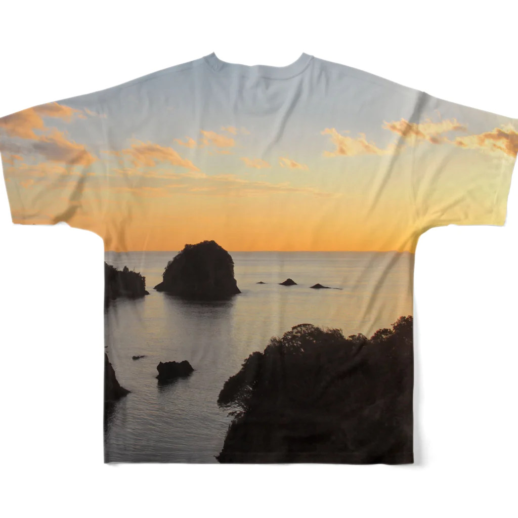 TFNTの西伊豆の海Ａ－TFNT All-Over Print T-Shirt :back