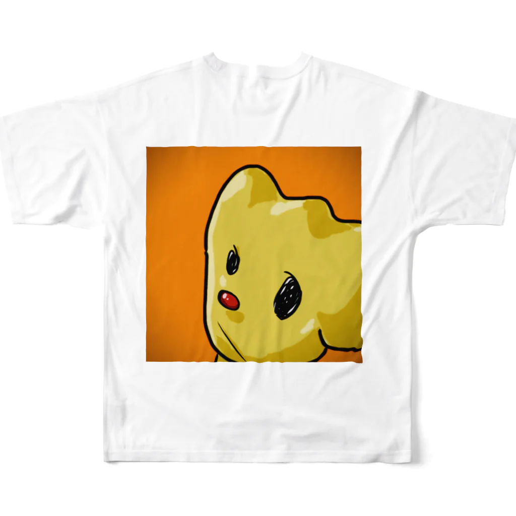 sohoの爆盛れこんばんわ✩ フルグラフィックTシャツの背面