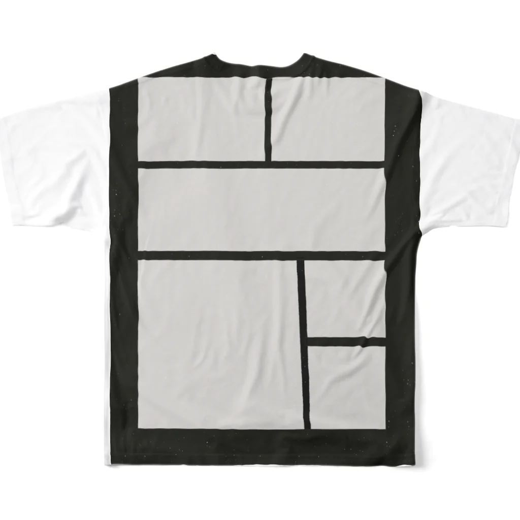7010v💡のデンセツノイチページ All-Over Print T-Shirt :back