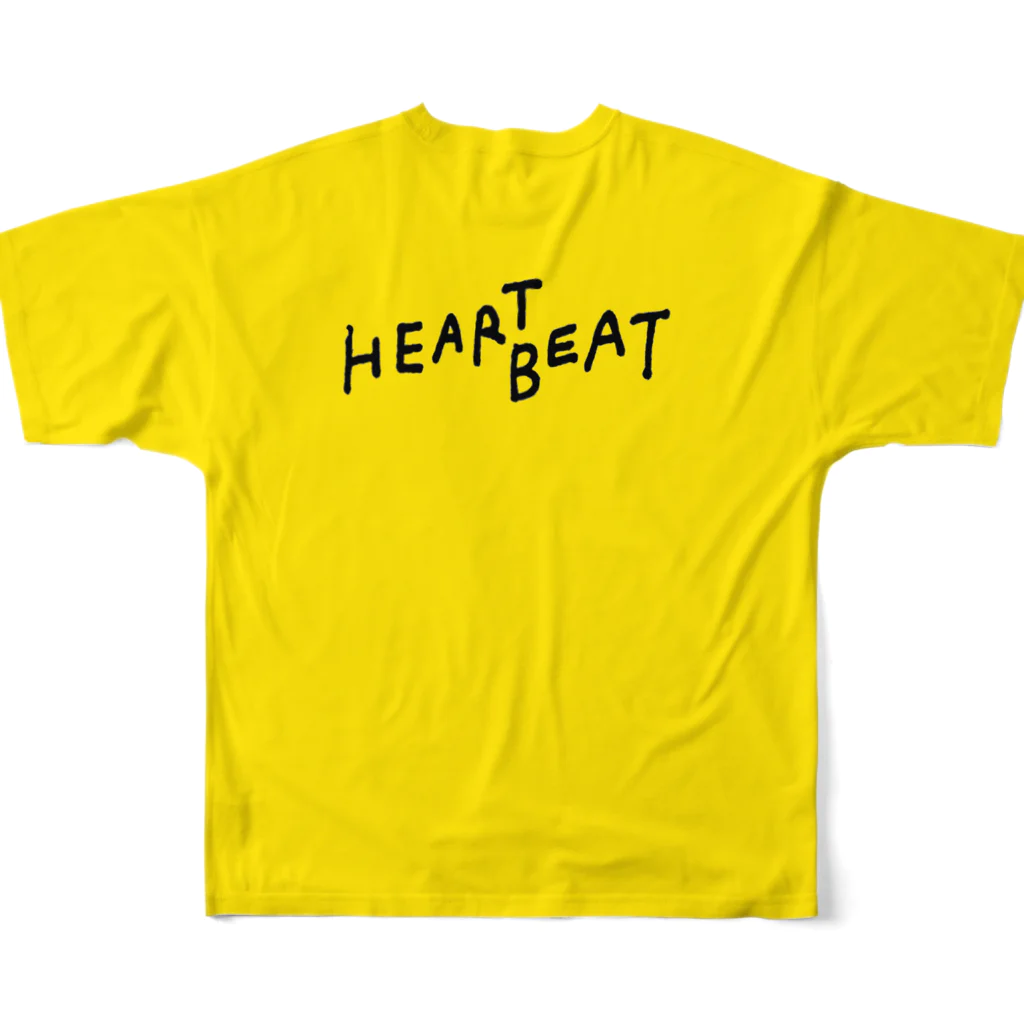 __HEARTBEAT__のでんしゃ フルグラフィックTシャツの背面