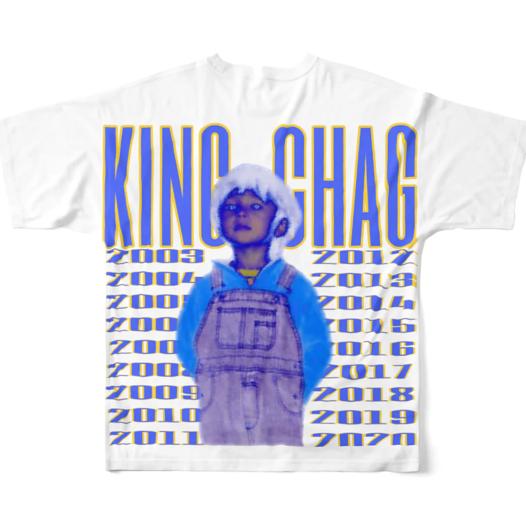 king_chag_mwctのking.chag Special #1 フルグラフィックTシャツの背面