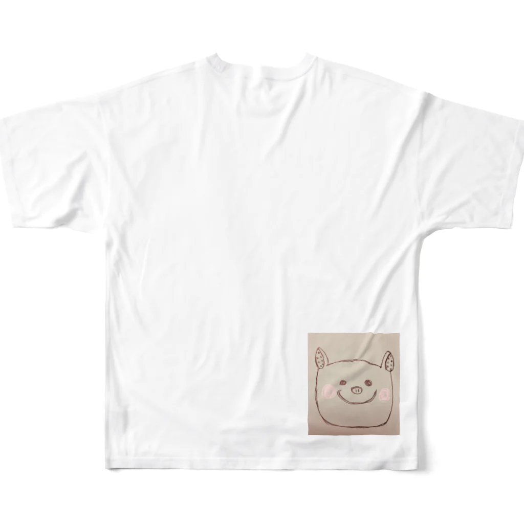 りかおんのぶっひー All-Over Print T-Shirt :back