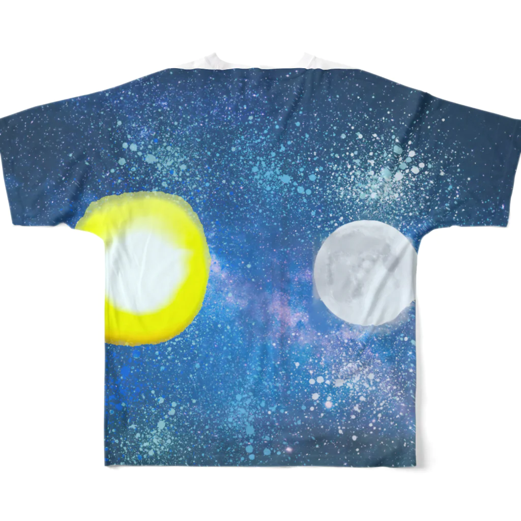 St.SKの宇宙 All-Over Print T-Shirt :back